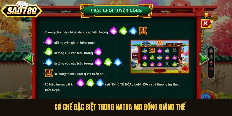 Cơ chế đặc biệt trong NaTra Ma Đồng Giáng Thế